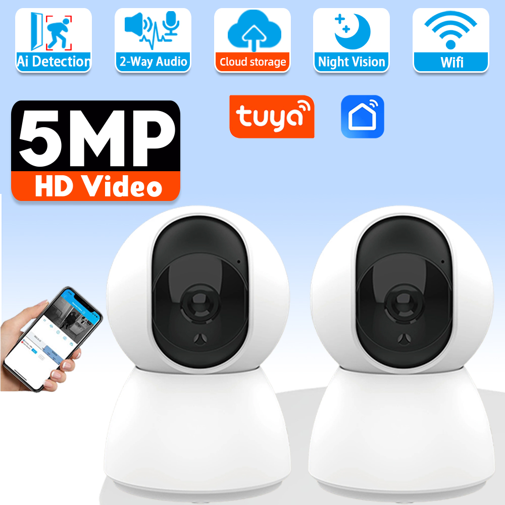 Smart Home Battery Camera Ezviz - 5MP Mini interior 2 vías Audio
