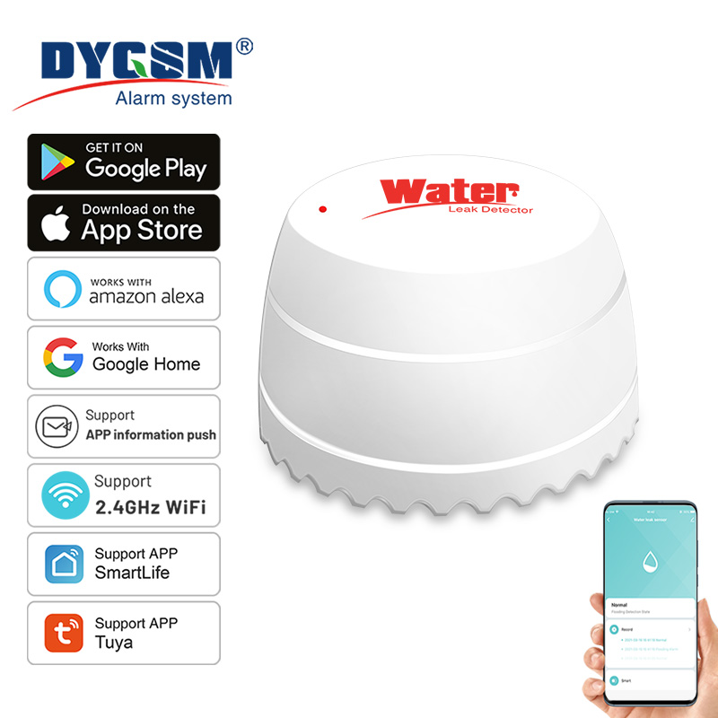 Wifi Water Sensor - Tuya-Detector de fugas de agua WiFi,