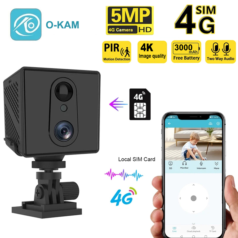 Smart Home Battery Camera Ezviz - Mini cámara de 5MP, batería de