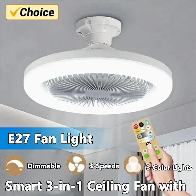 Smart Home Ventilation System - Ventilador de techo inteligente 3 en