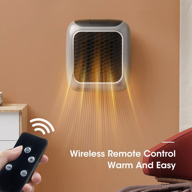 Smart Bathroom Fan - Calentador de cerámica PTC, montaje en