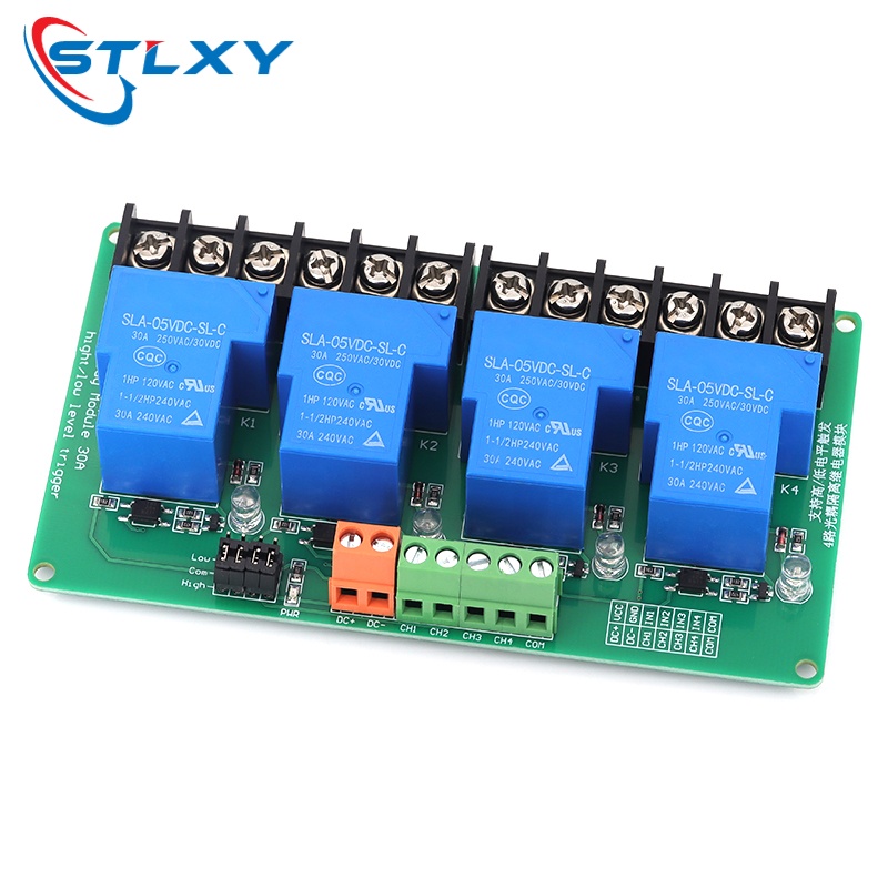 Smart Home With Plc - Módulo de Relé de 4 Canales