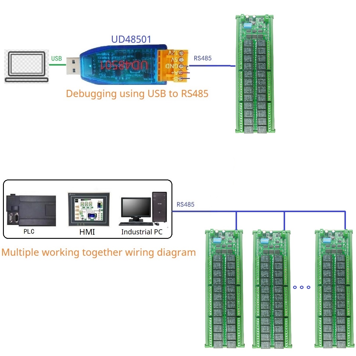 Smart Home With Plc - Placa Controladora NC COM NO con