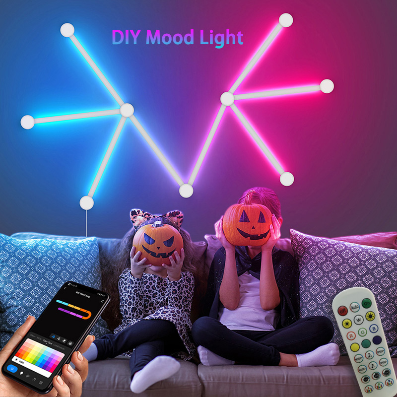 Smart Home Tv - Lámpara de pared RGB inteligente, barra