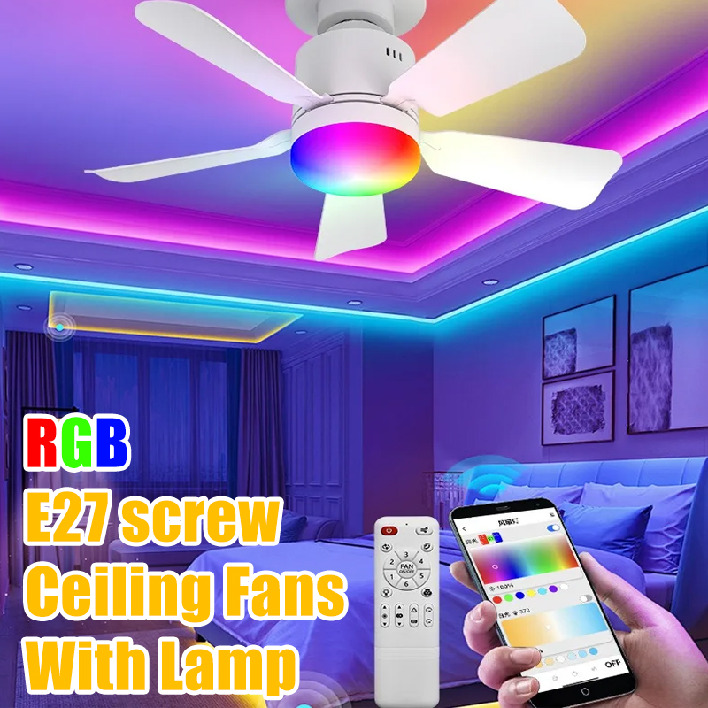 Smart Home Ventilation System - Lámparas de ventilador de techo LED