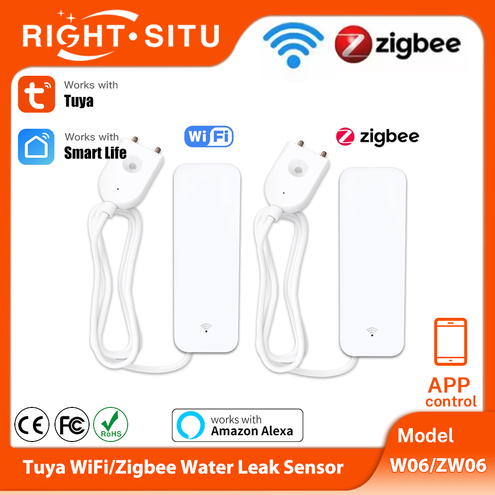 Wifi Water Sensor - Tuya WiFi Zigbee Sensor de agua