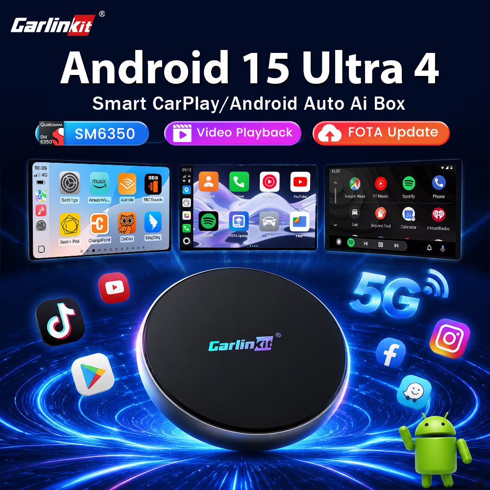 Smart Home Tv - Adaptador Inalámbrico Carlinkit Android 15 para
