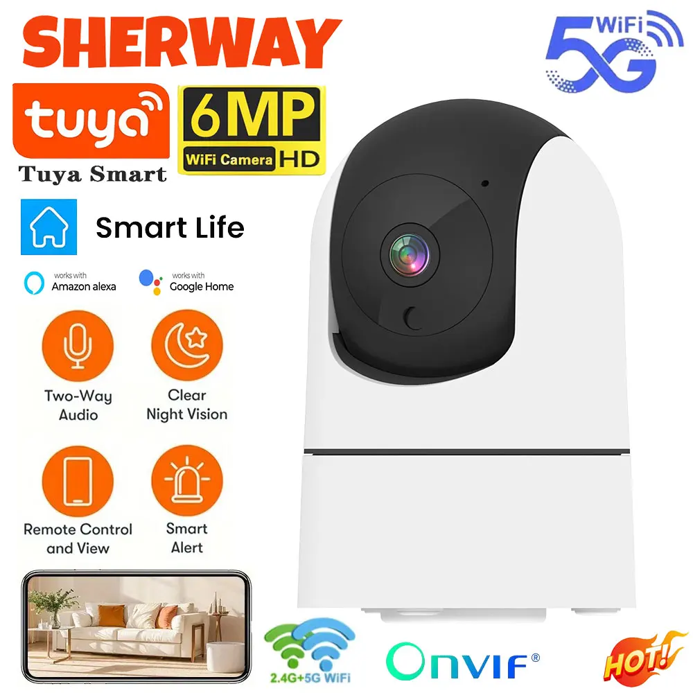 Smart Home Battery Camera Ezviz - Cámara IP Tuya 5G WiFi para