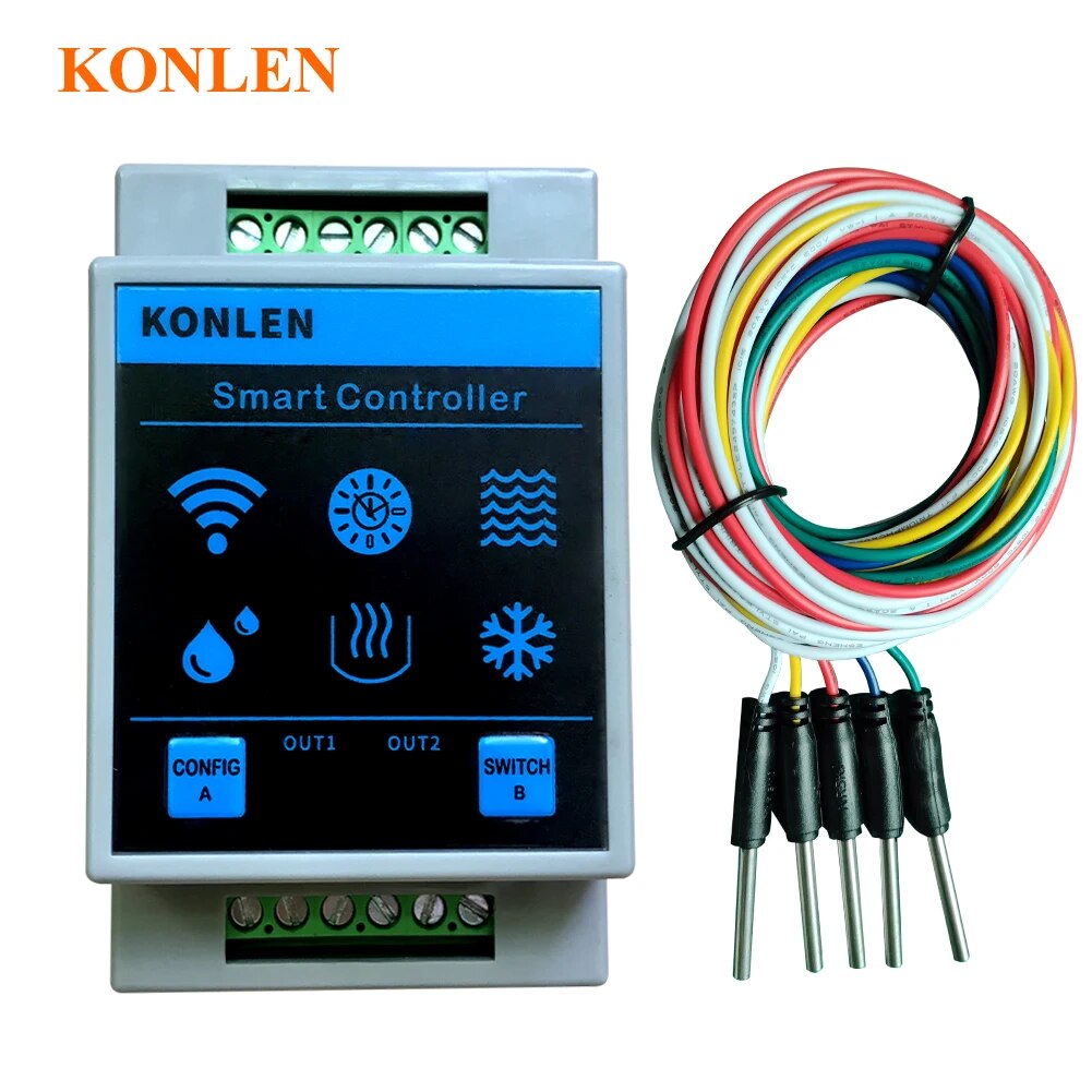 Wifi Water Sensor - KONLEN-Sensor de nivel de Agua Tuya,