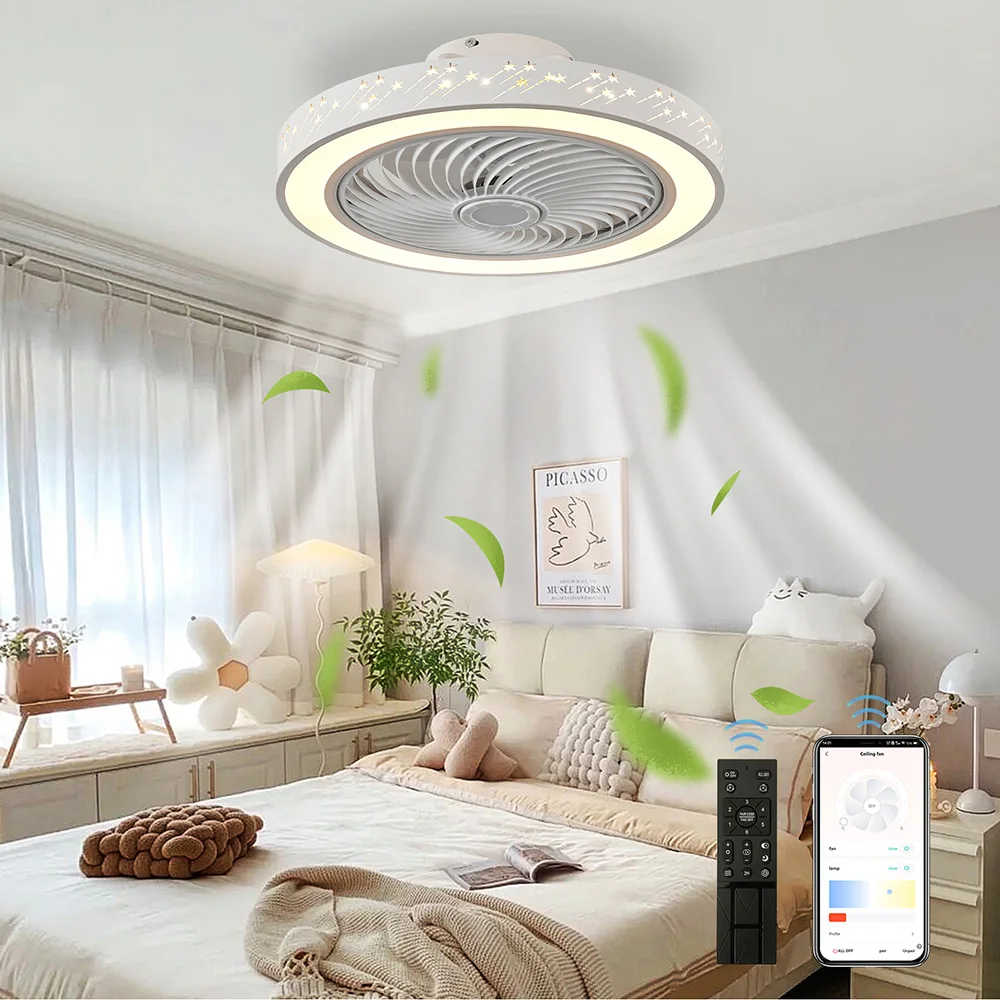 Smart Home Ventilation System - Ventilador de techo con control remoto