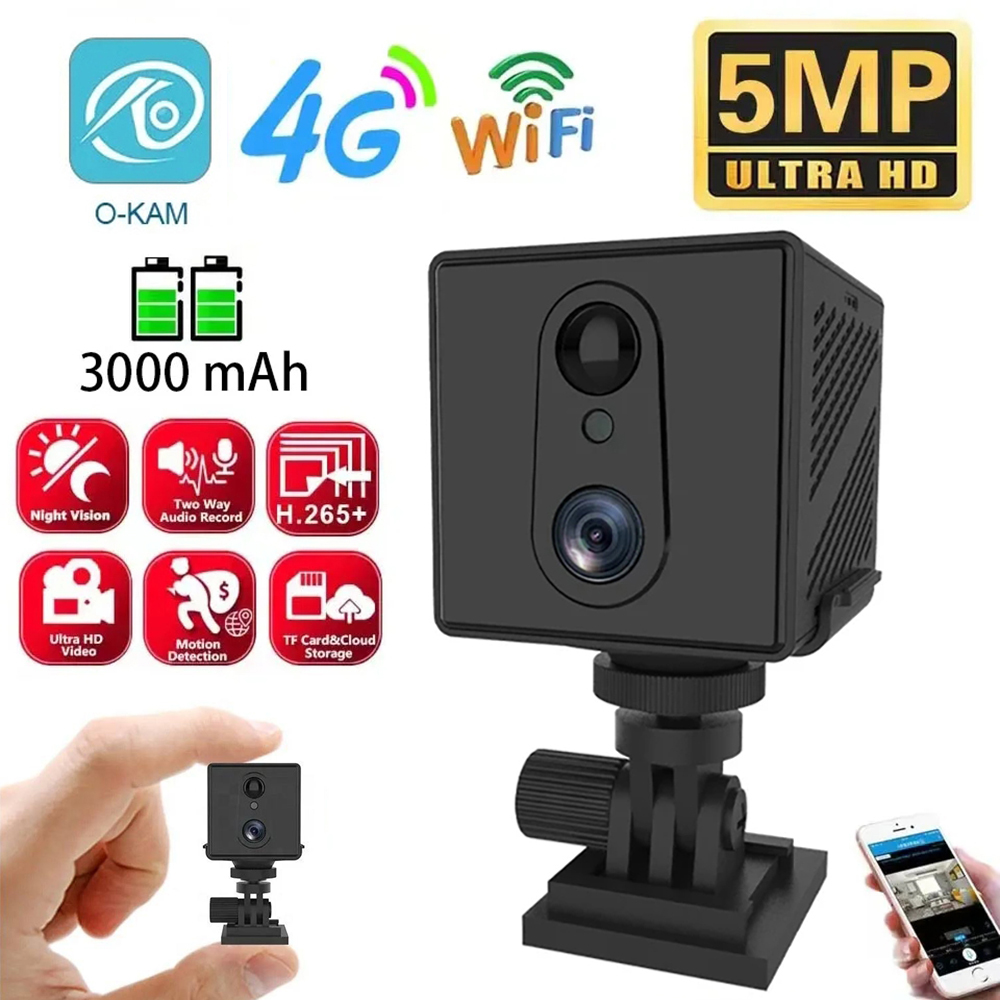 Smart Home Battery Camera Ezviz - Mini cámara con tarjeta SIM de
