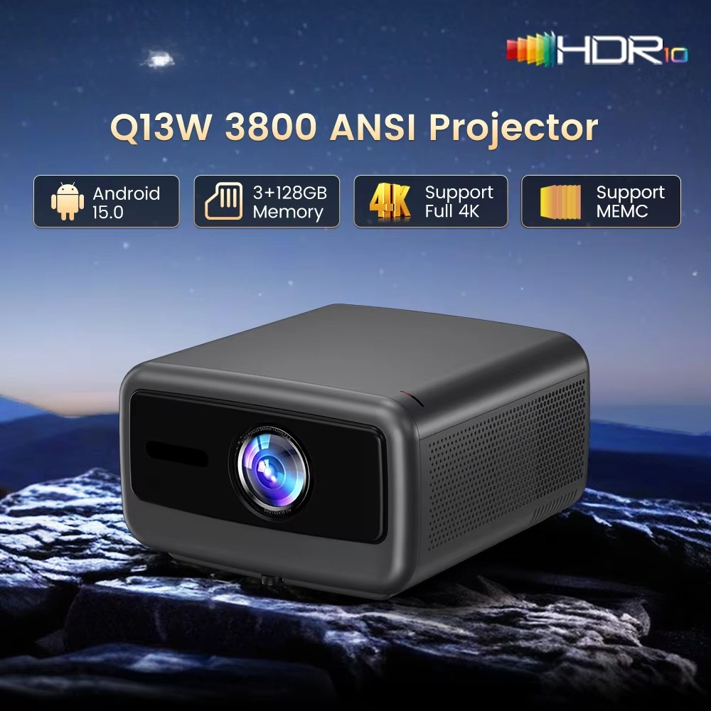 Smart Home Tv - Proyector Touyinger Q13W de Alto Brillo,