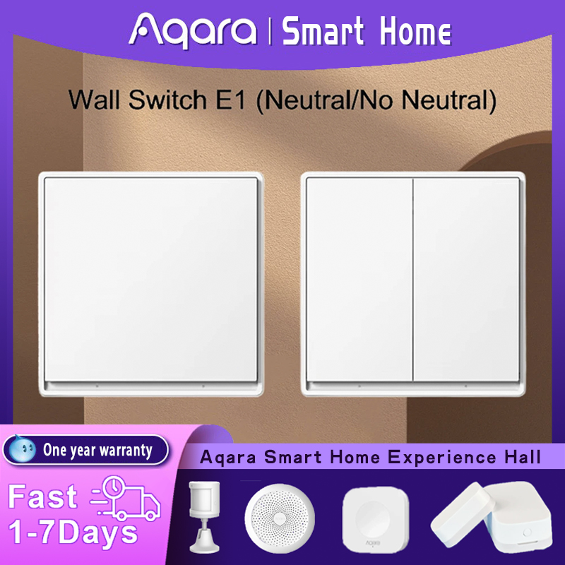 Smart Home Os - Aqara-interruptor de pared Original, versión E1,