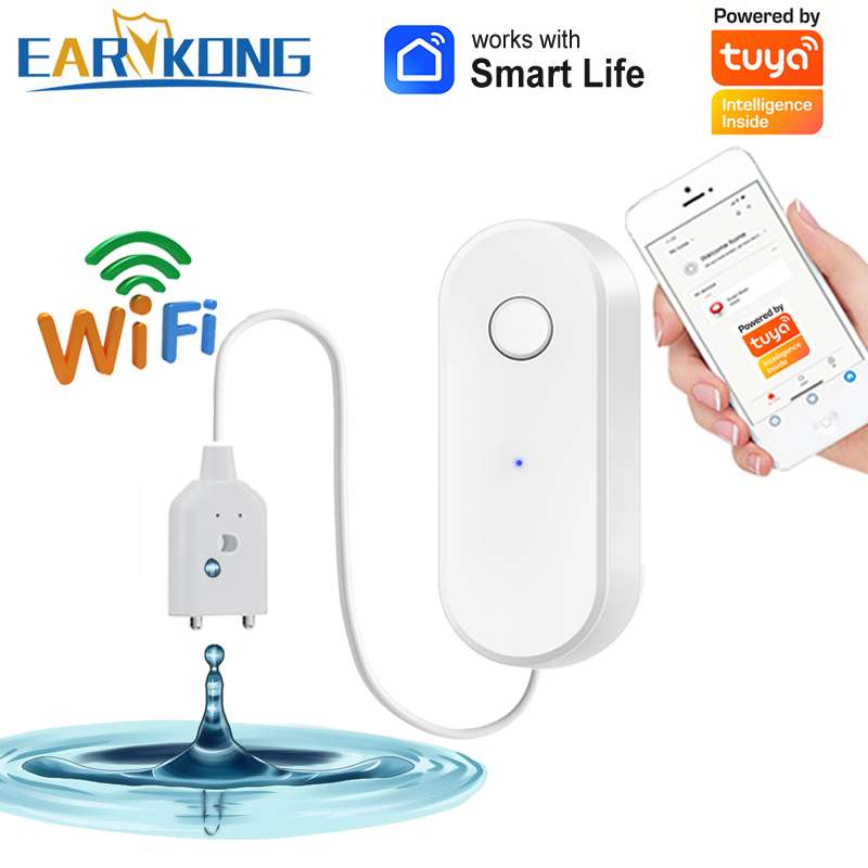 Wifi Water Sensor - Tuya-Sensor inteligente de fugas de agua,