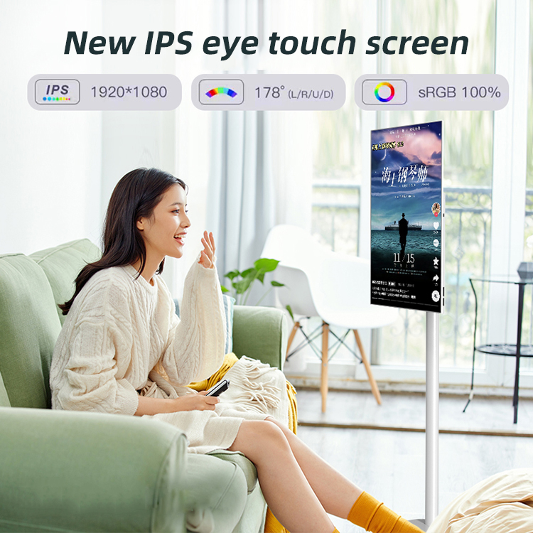 Smart Home Market - Gabinete blanco portátil para TV inteligente