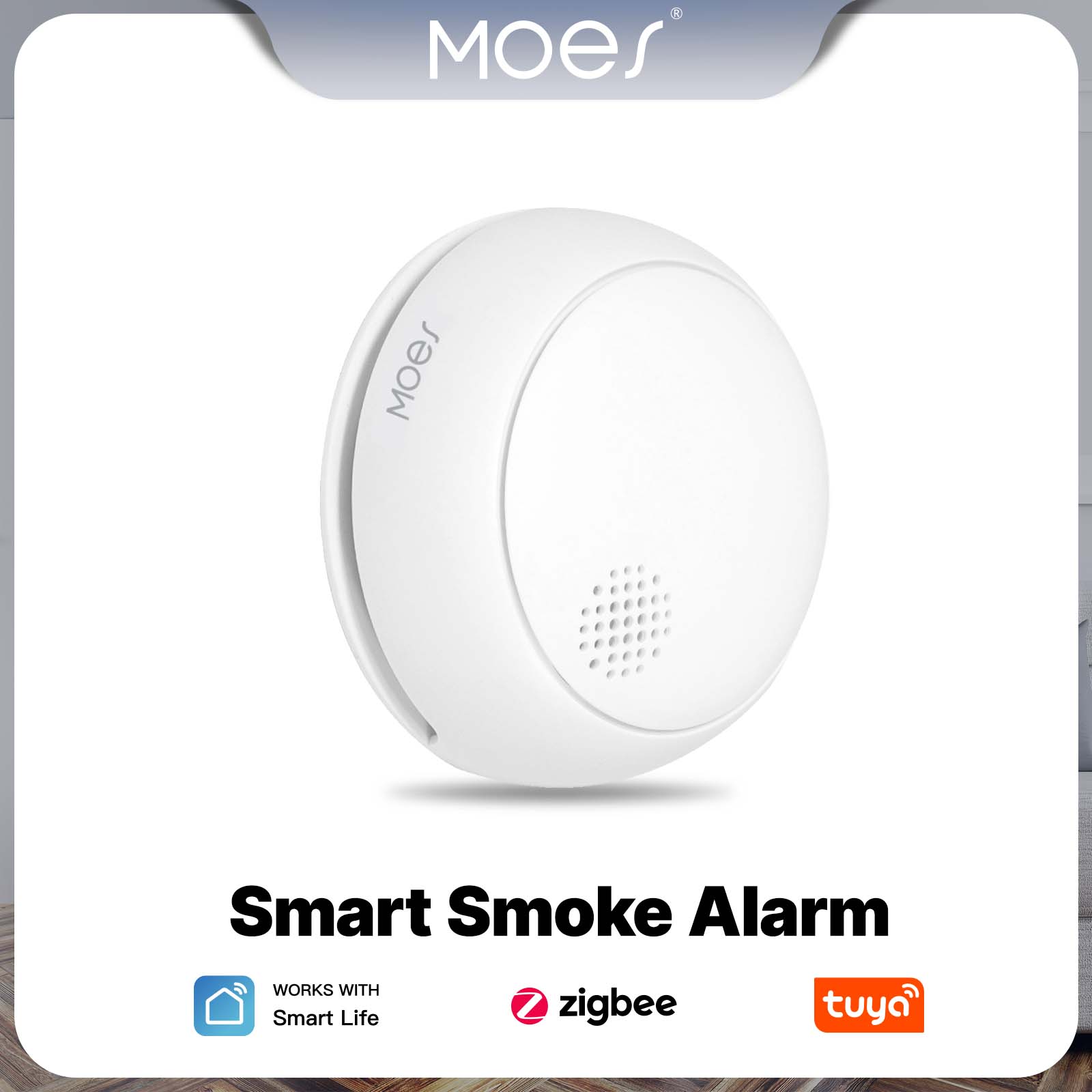 Smart Home Kitchen - MOES ZigBee-Detector de alarma de humo