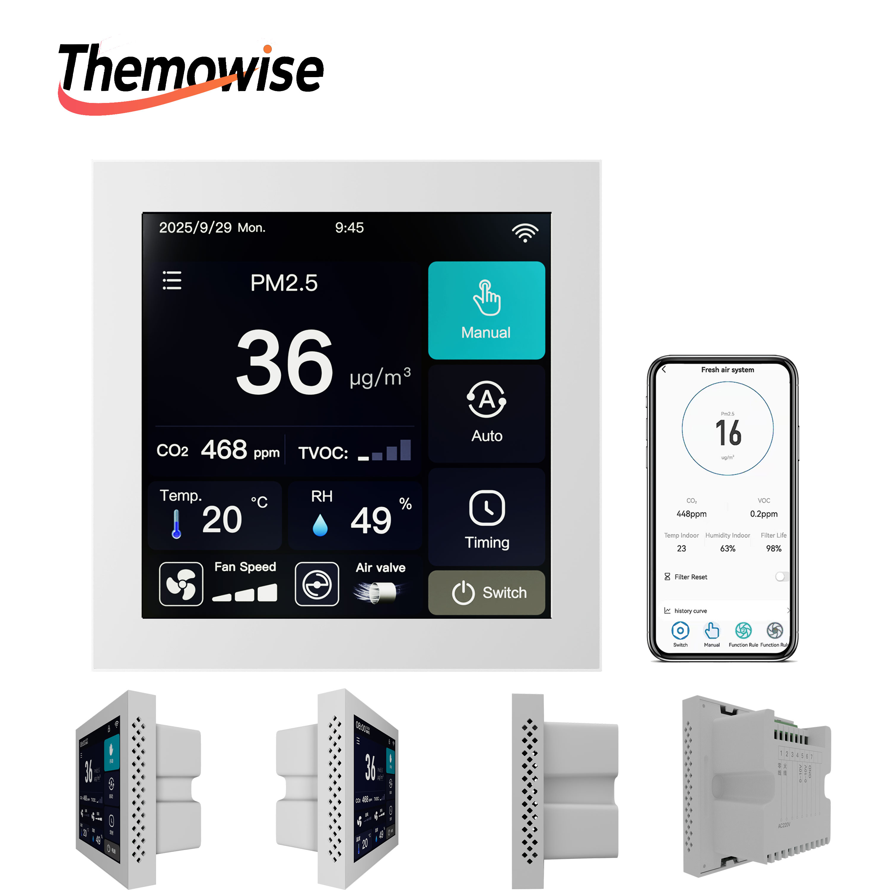 Controlador Inteligente de Cal - Smart Home Ventilation System reseña y precio