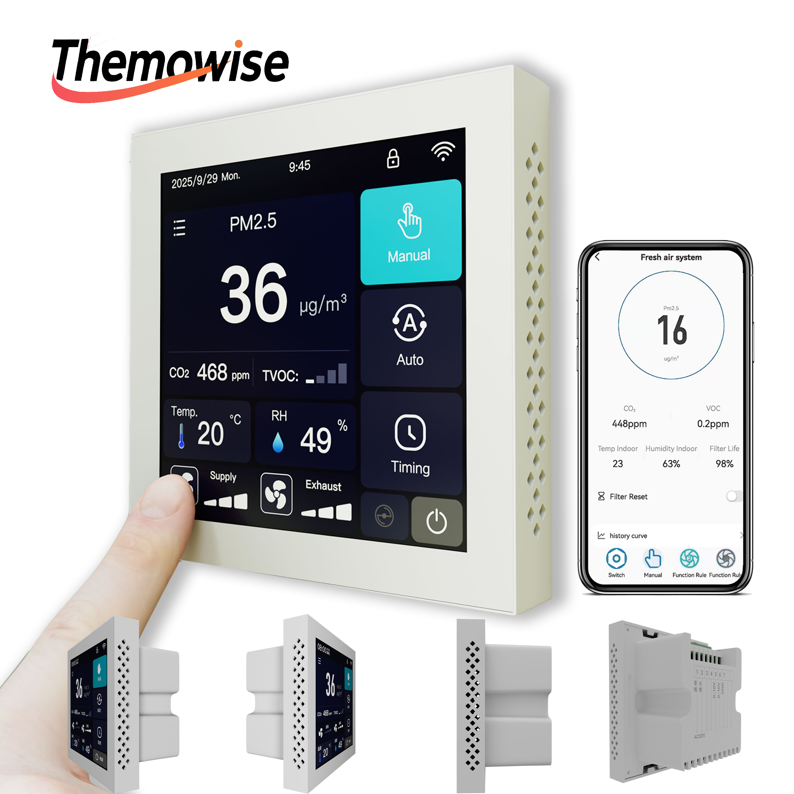 Controlador Inteligente de Cal - Smart Home Ventilation System reseña y precio
