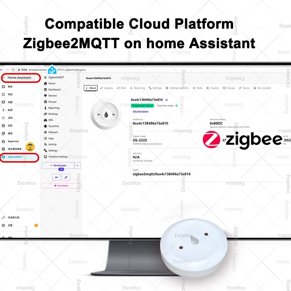 Zigbee-Detector de agua, Senso - Wifi Water Sensor reseña y precio