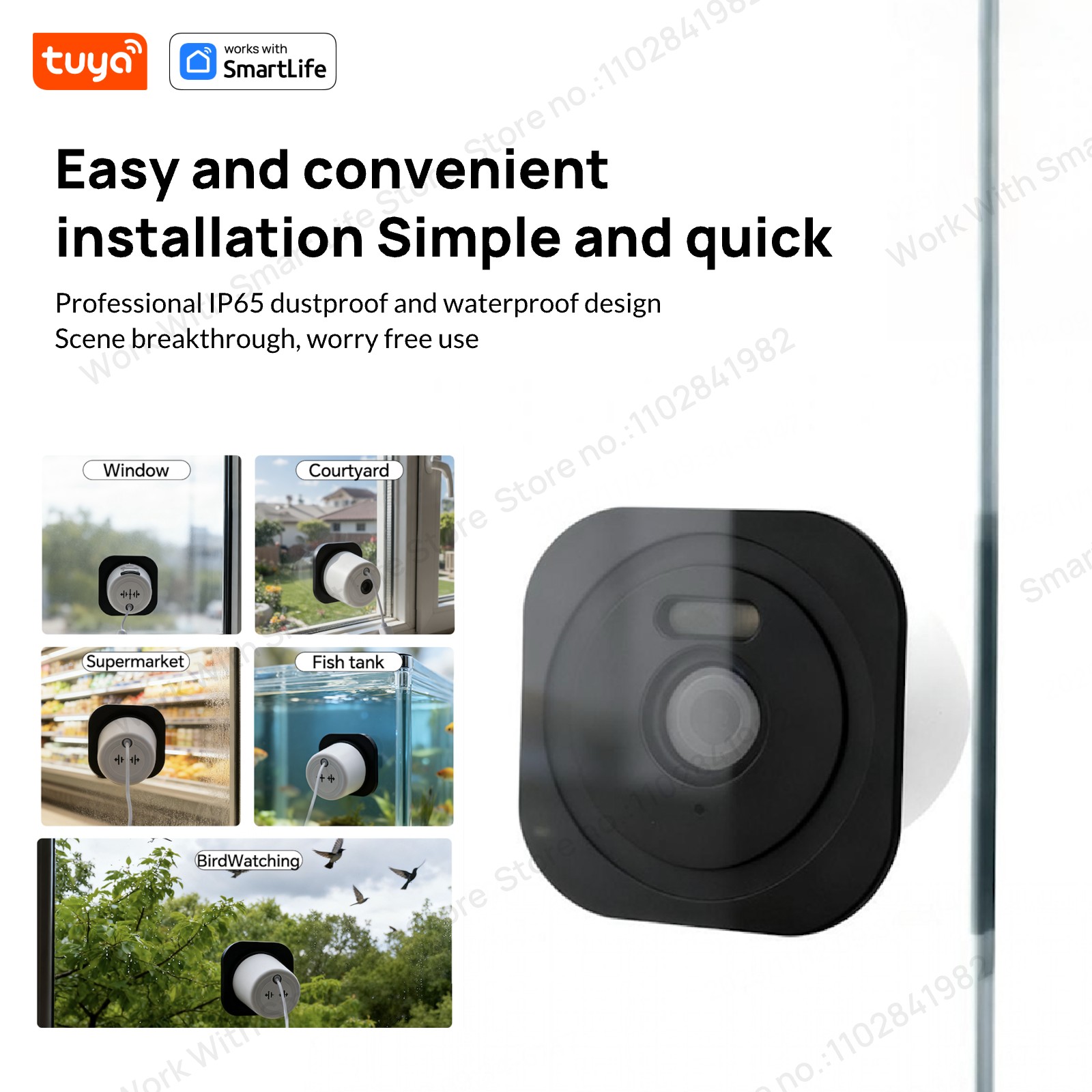 Cámara de ventana Tuya de 3MP  - Smart Home Battery Camera Ezviz reseña y precio