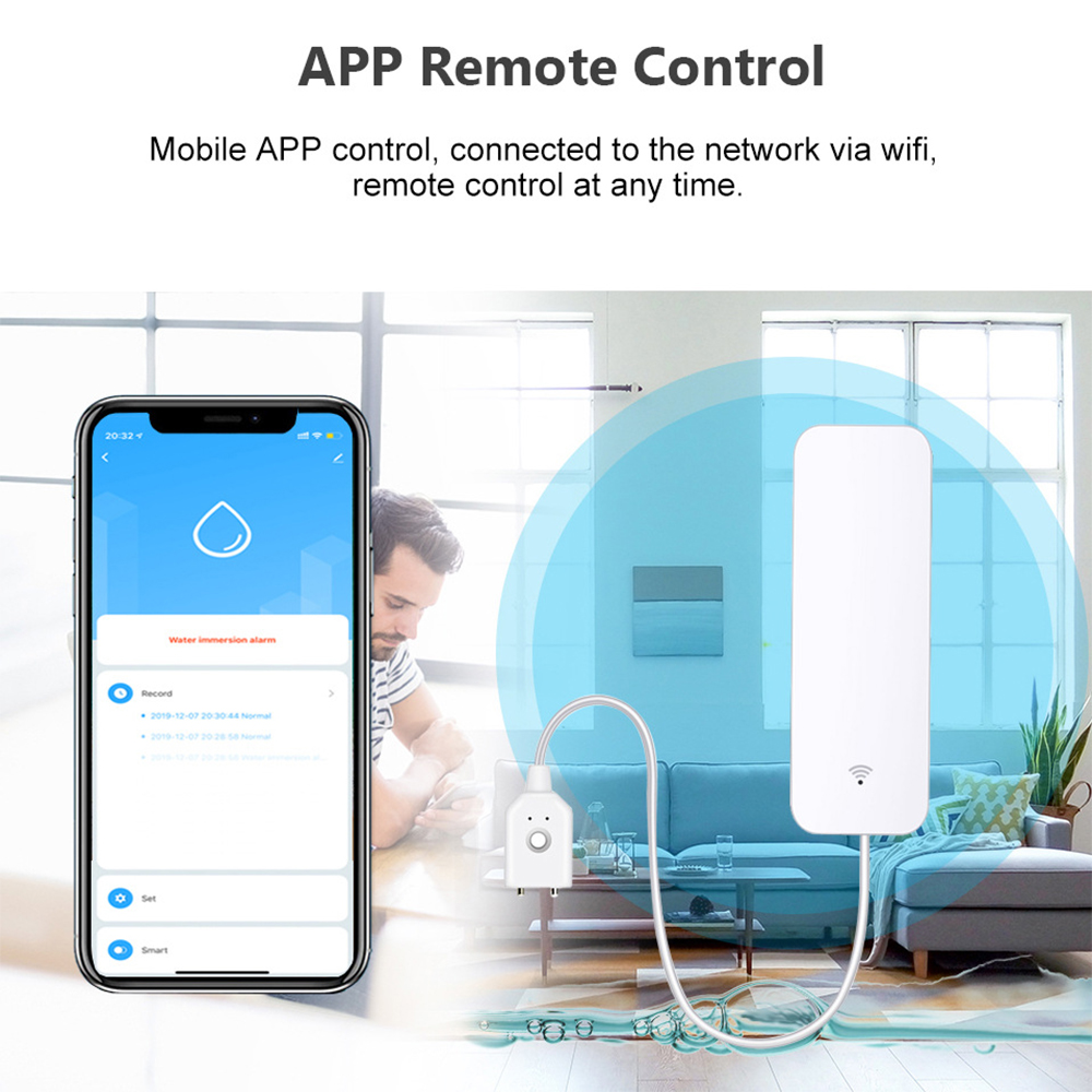 Sensor de fugas de agua WiFi T - Wifi Water Sensor reseña y precio