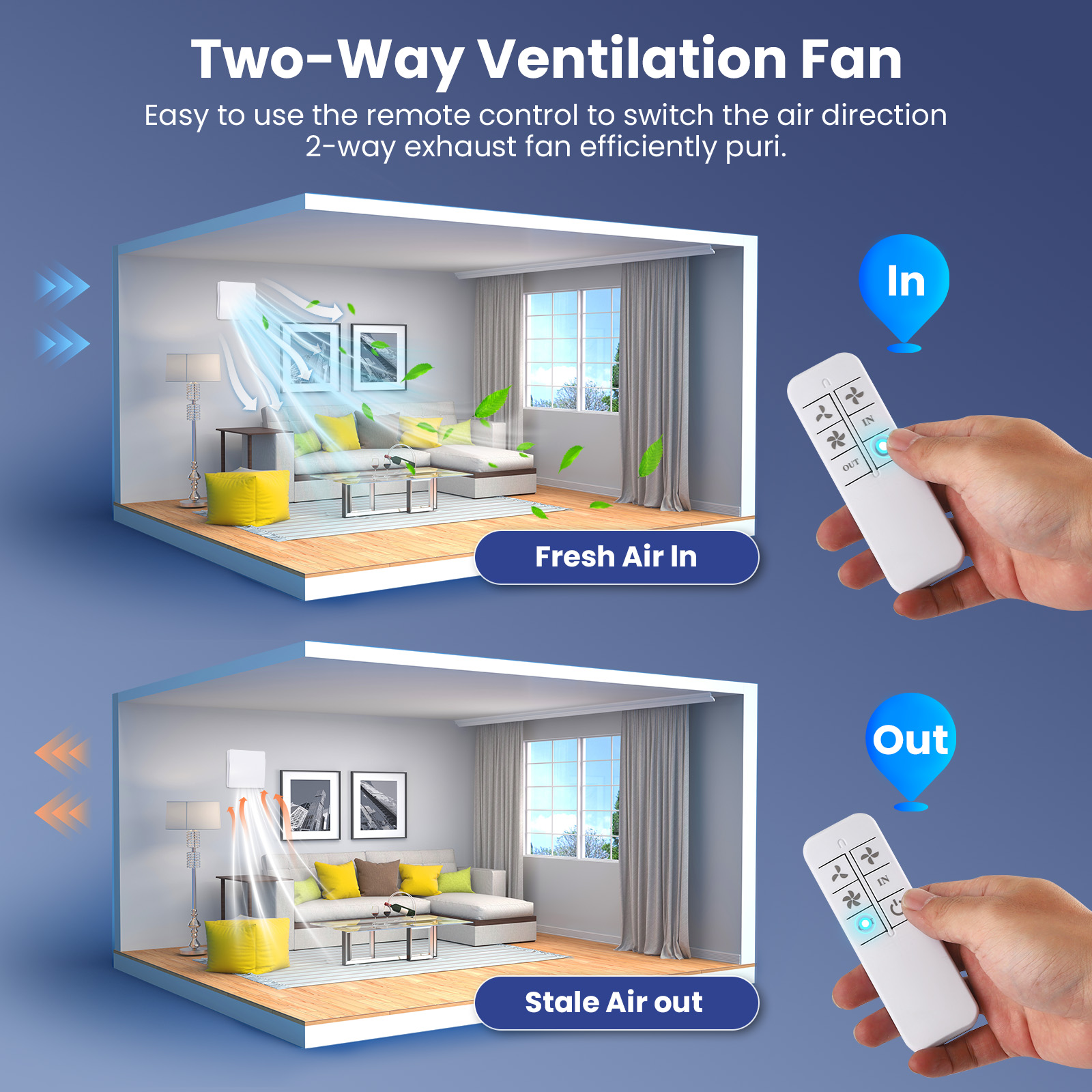 Extractor de aire de baño de 1 - Smart Bathroom Fan reseña y precio