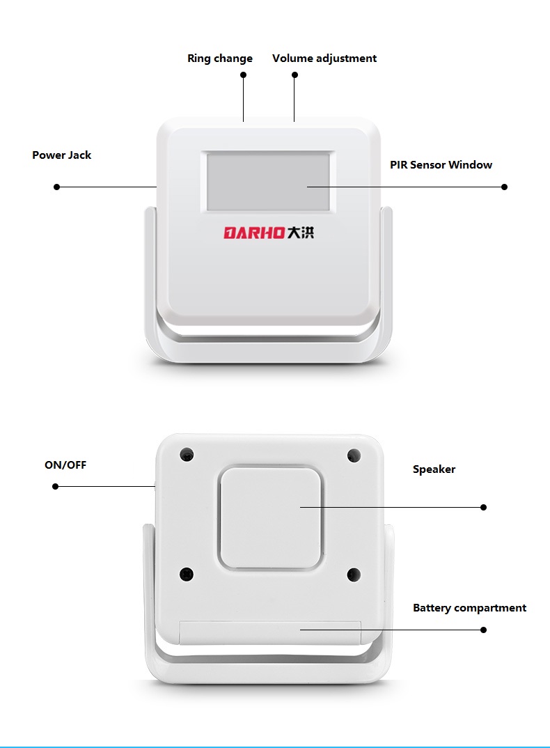 Darho-timbre inalámbrico intel - Smart Home Market reseña y precio