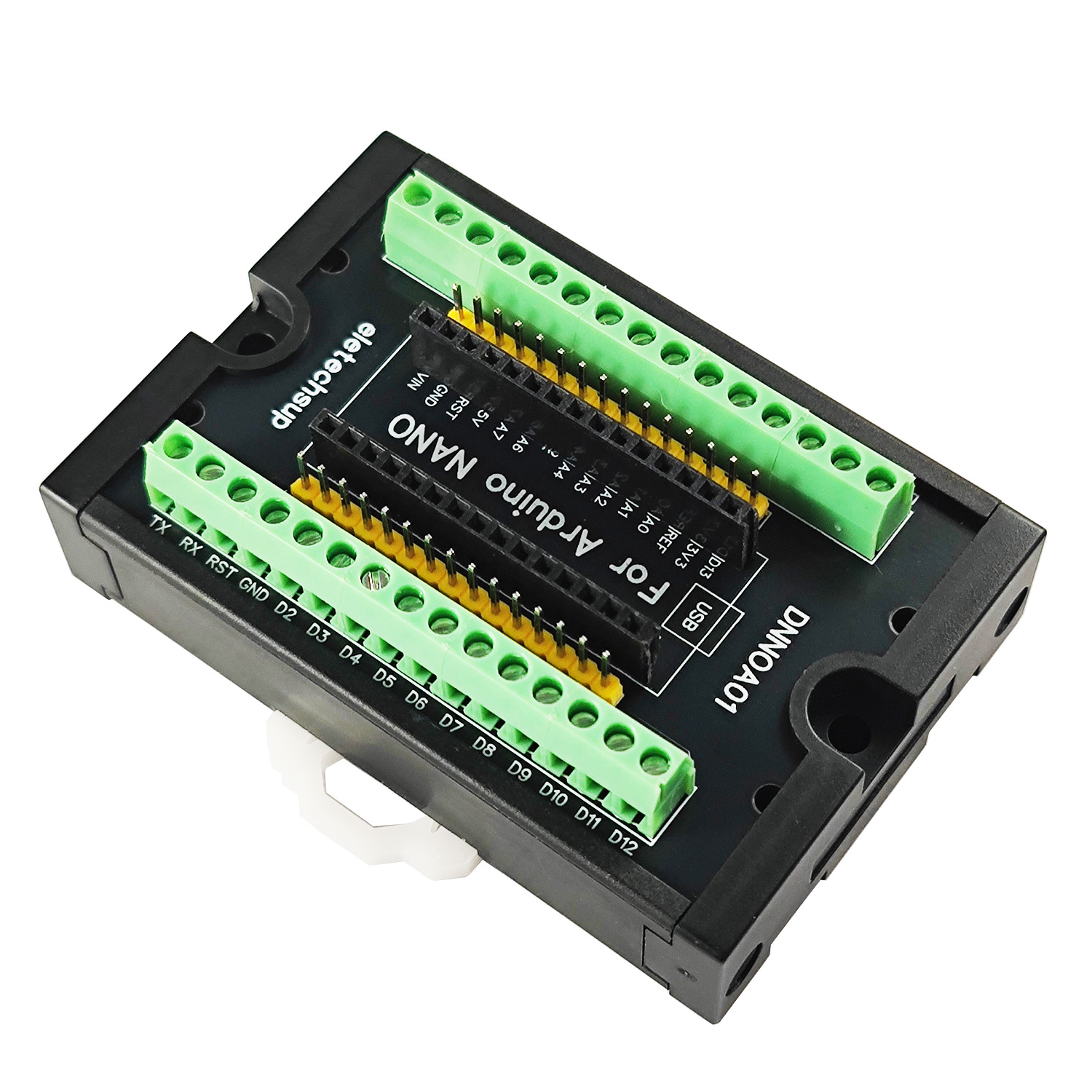 Módulo adaptador de bloque de  - Smart Home With Plc reseña y precio