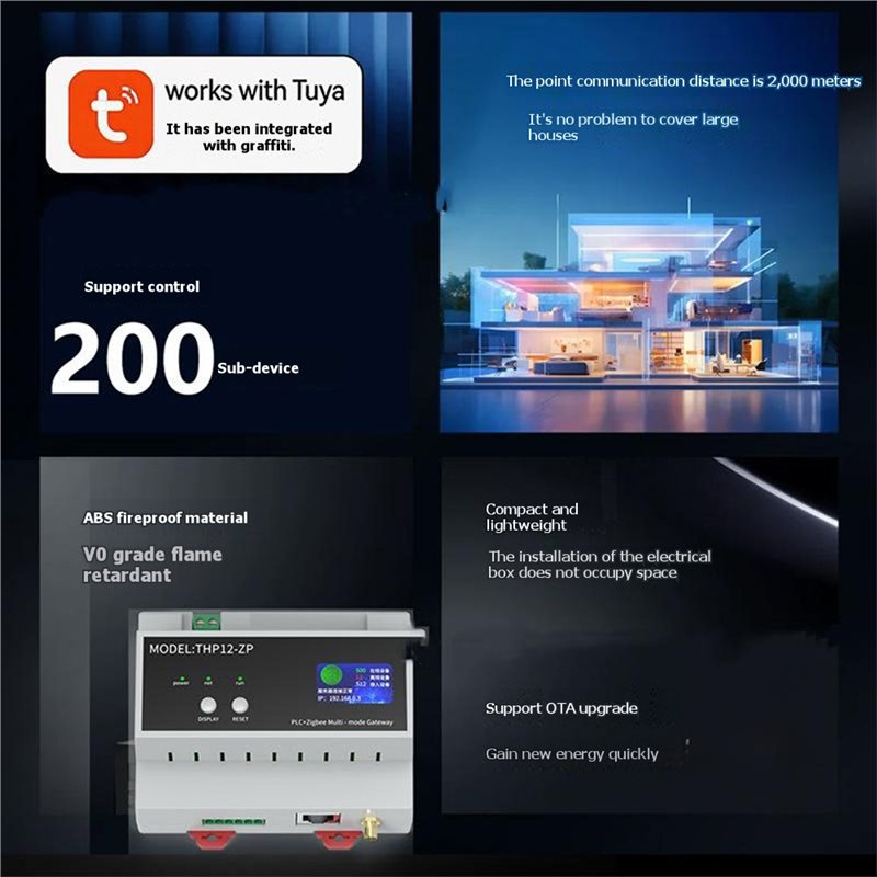 B23B Tuya Smart PLC Zigbee Gat - Smart Home With Plc reseña y precio