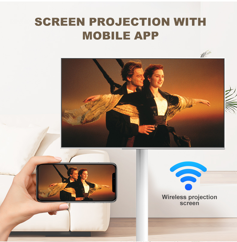 Mini TV LED Blanco de 21.5 Pul - Smart Home Tv reseña y precio