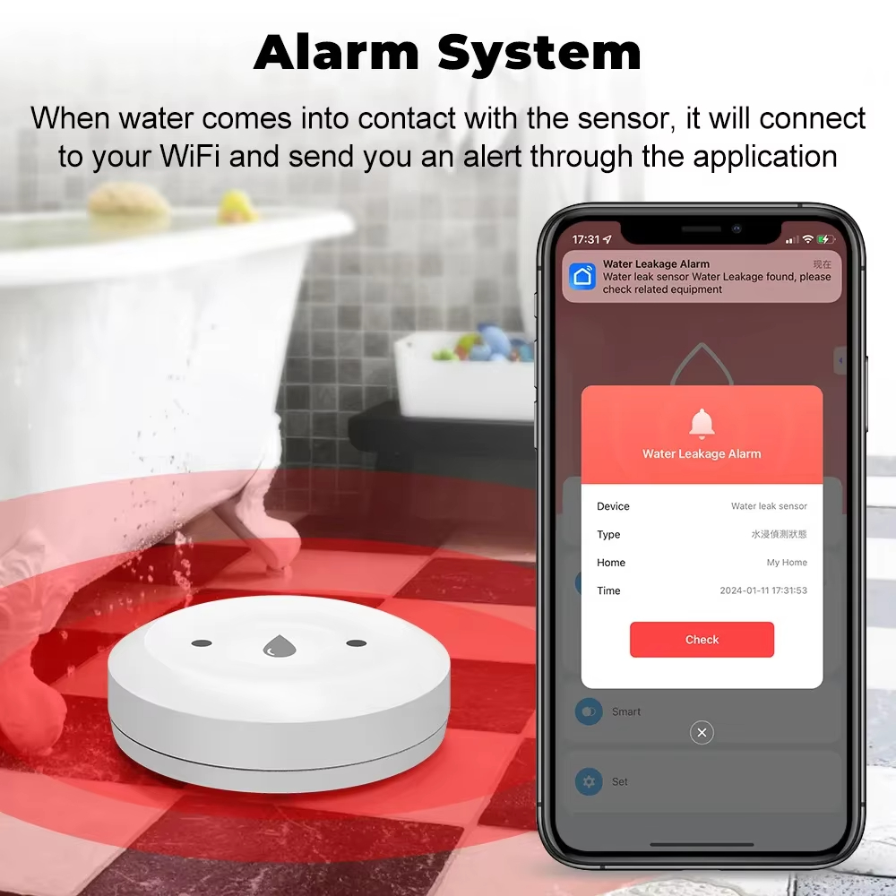 Detector de Fugas de Agua Tuya - Smart Home Kitchen reseña y precio