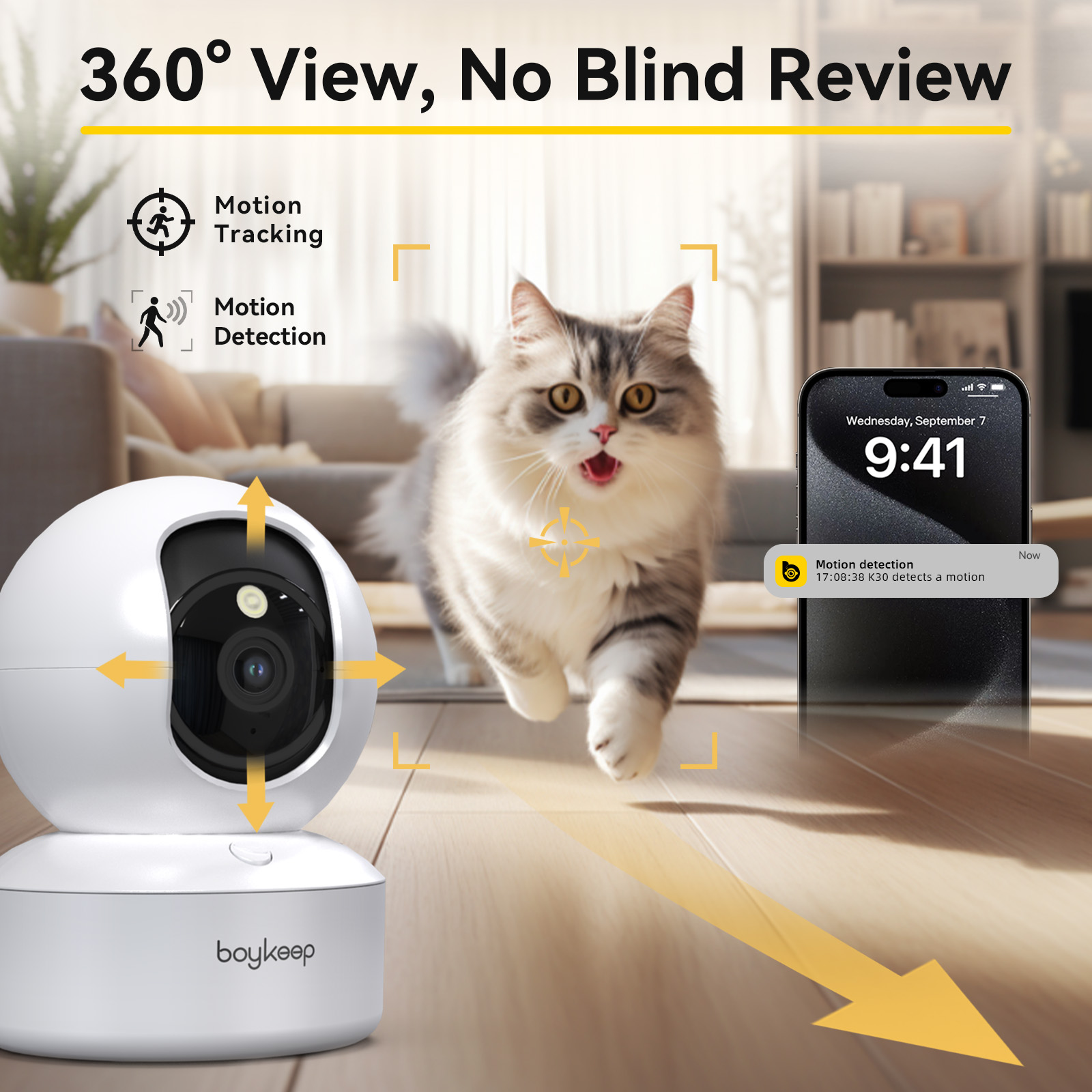 BoyKeep Cámara inteligente 2K  - Smart Home Battery Camera Ezviz reseña y precio