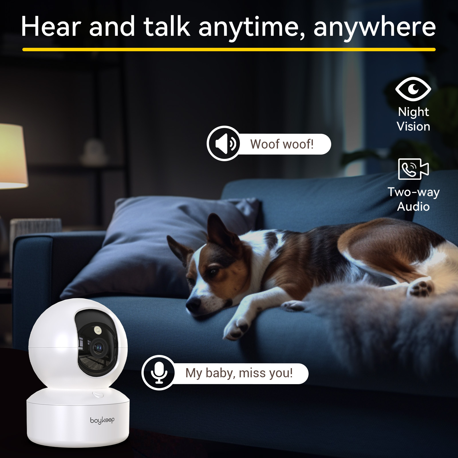 BoyKeep Cámara inteligente 2K  - Smart Home Battery Camera Ezviz reseña y precio