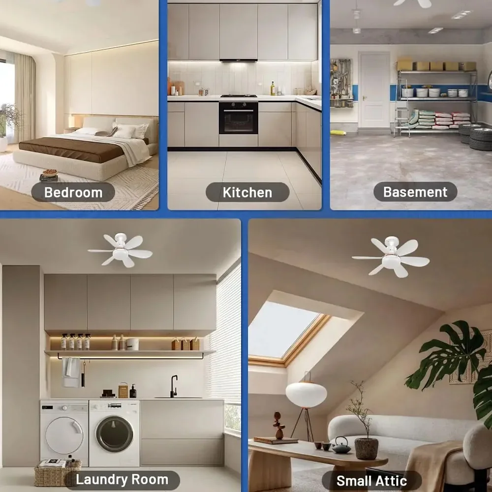 Ventilador de techo de 30/40W, - Smart Home Ventilation System reseña y precio