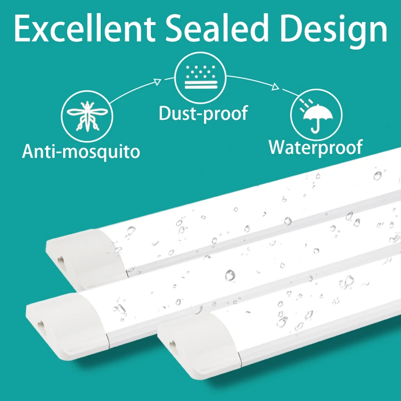 Tubo de luz Led a prueba de hu - Smart Home Kitchen reseña y precio