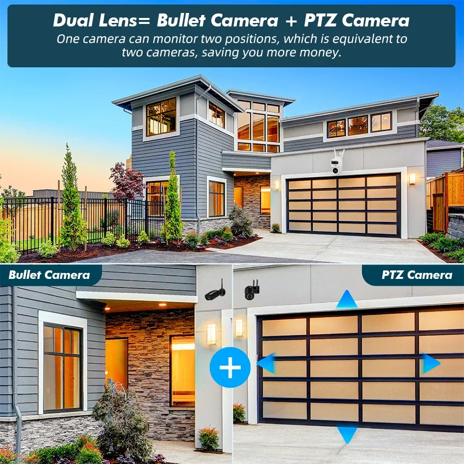 Cámara IP WiFi KERUI para Exte - Smart Home Battery Camera Ezviz reseña y precio