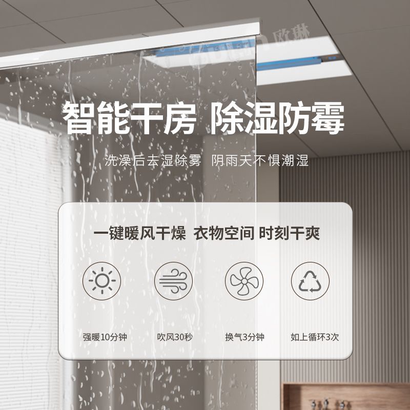 Calentador de techo de baño in - Smart Bathroom Fan reseña y precio